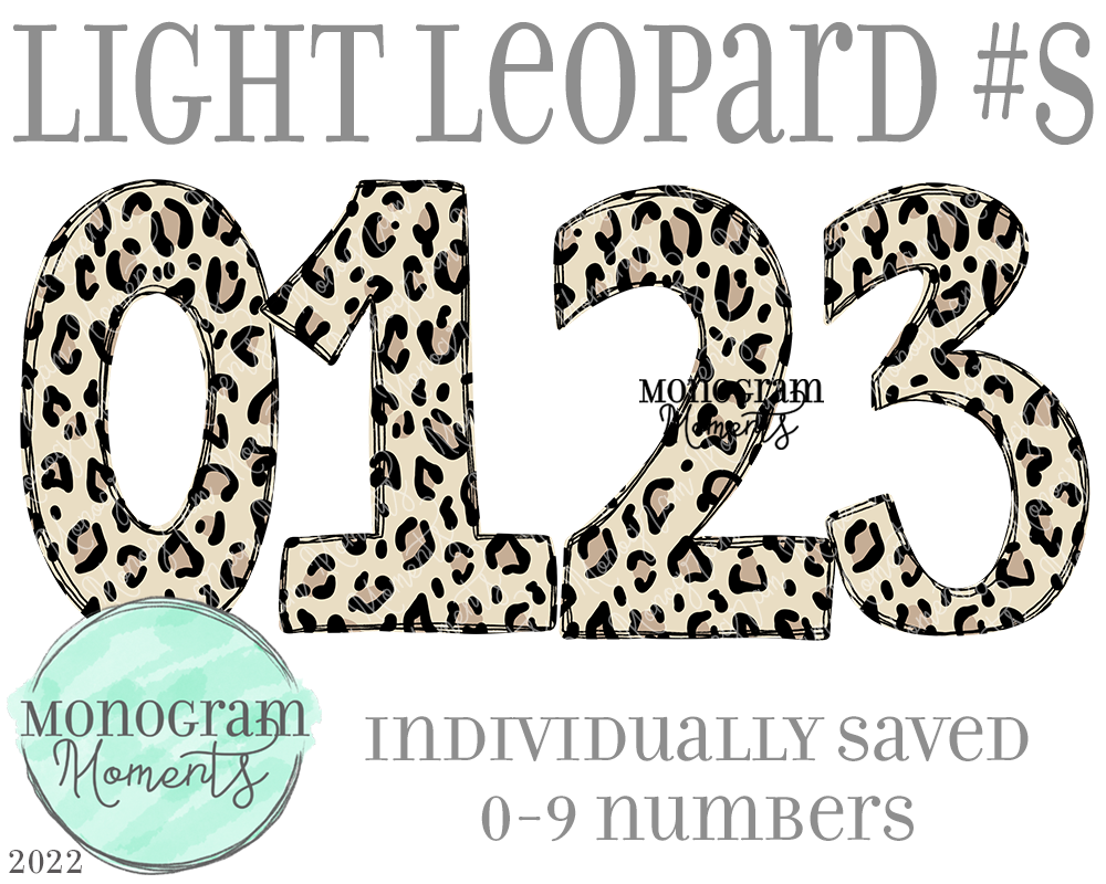 Light Leopard #s