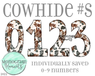 Cowhide #s