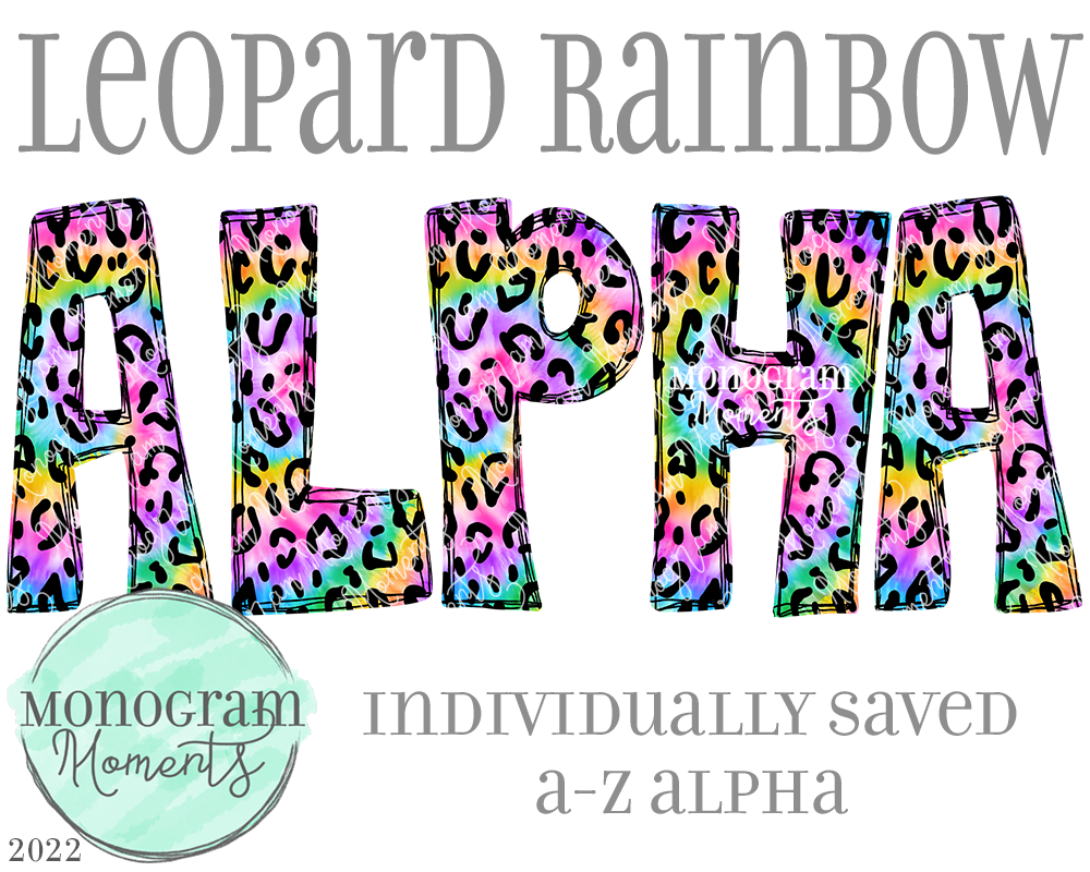 Leoopard Rainbow Alpha