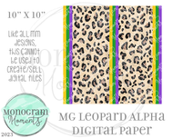 Mardi Gras Leopard DP