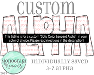 Custom Solid Alpha